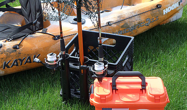 DIY Hacks: How to Rig a Milk Crate for Kayak Fishing - Men's Journal